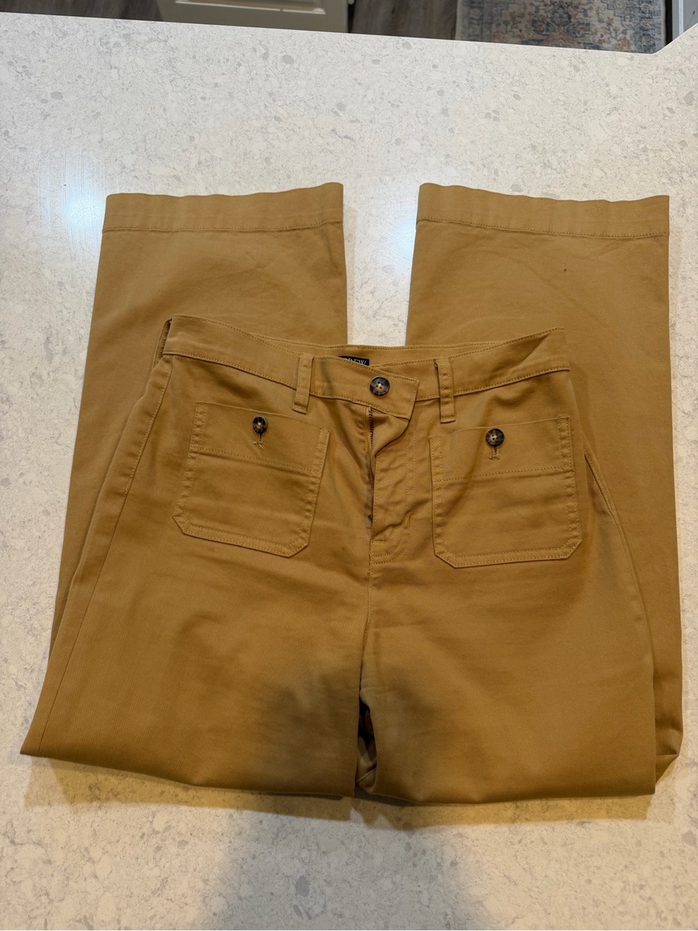 Women’s High rise JCrew wide leg Khaki’s